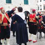 Dubrovački primorski svatovi na festi sv Vlaha